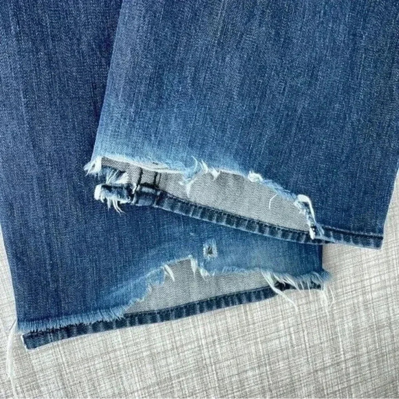 True Religion Mens size 38 rainbow ricky jeans distressed hem 1201 - Picture 5 of 11